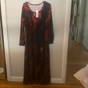 Soft Surroundings Vibrant Abstract Dress